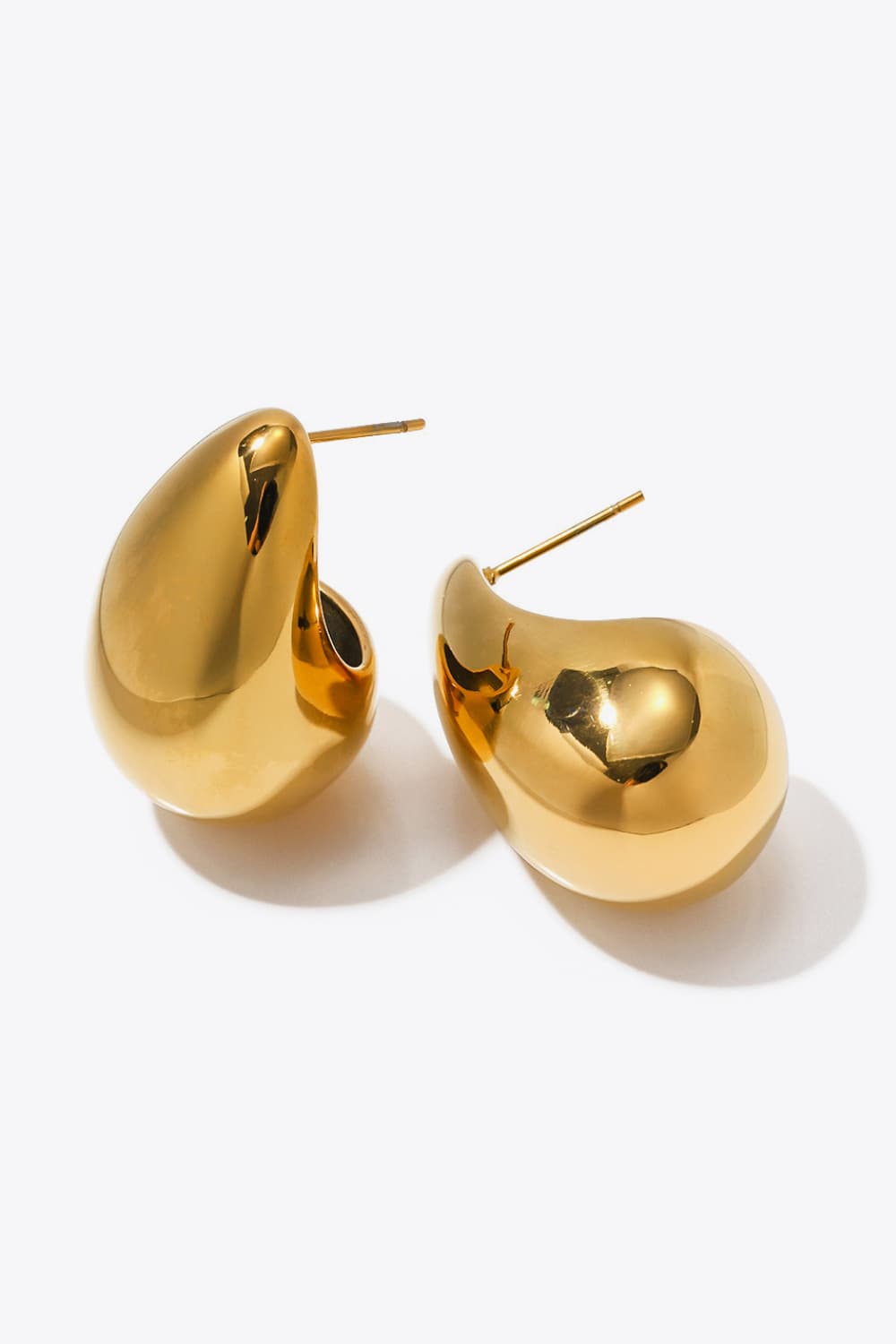 18K Gold-Plated Tear Drop Earrings