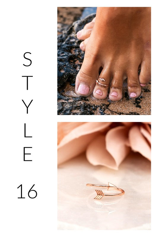 Sterling Silver Toe Rings