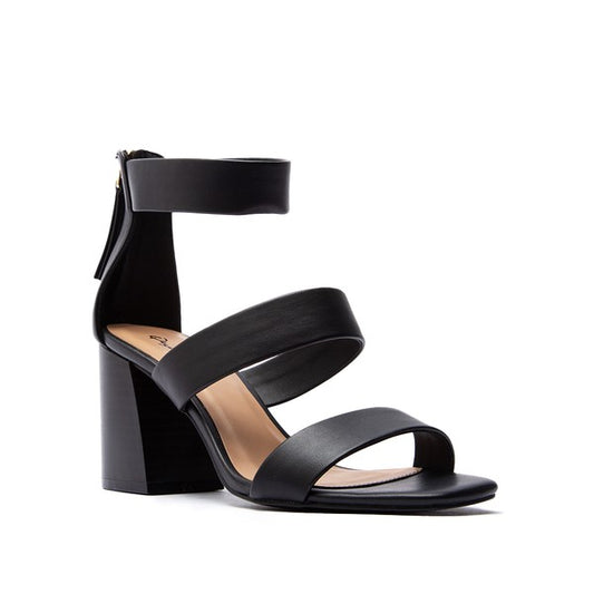 Strappy heeled sandal