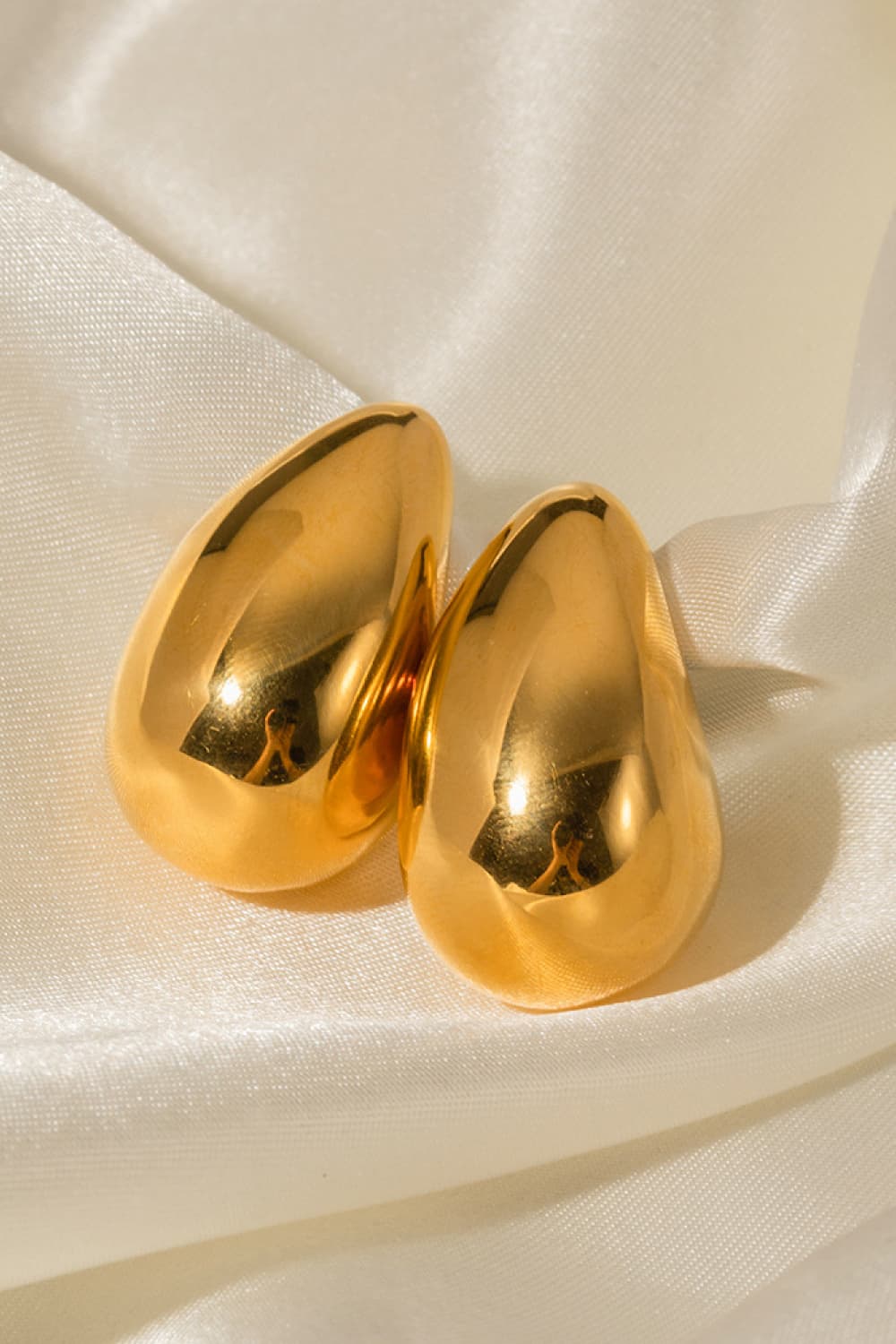 18K Gold-Plated Tear Drop Earrings