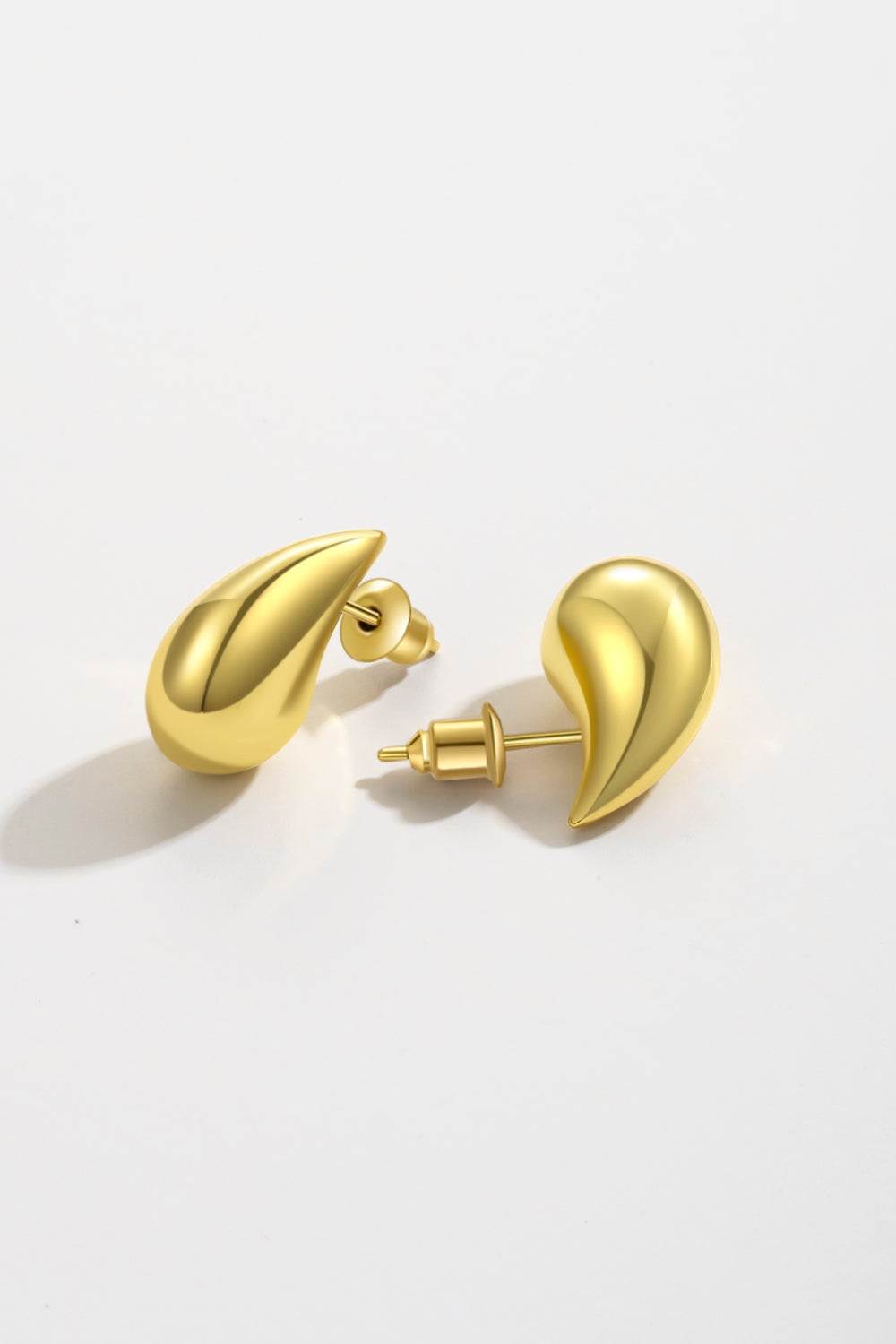 Water Drop Gold Earrings