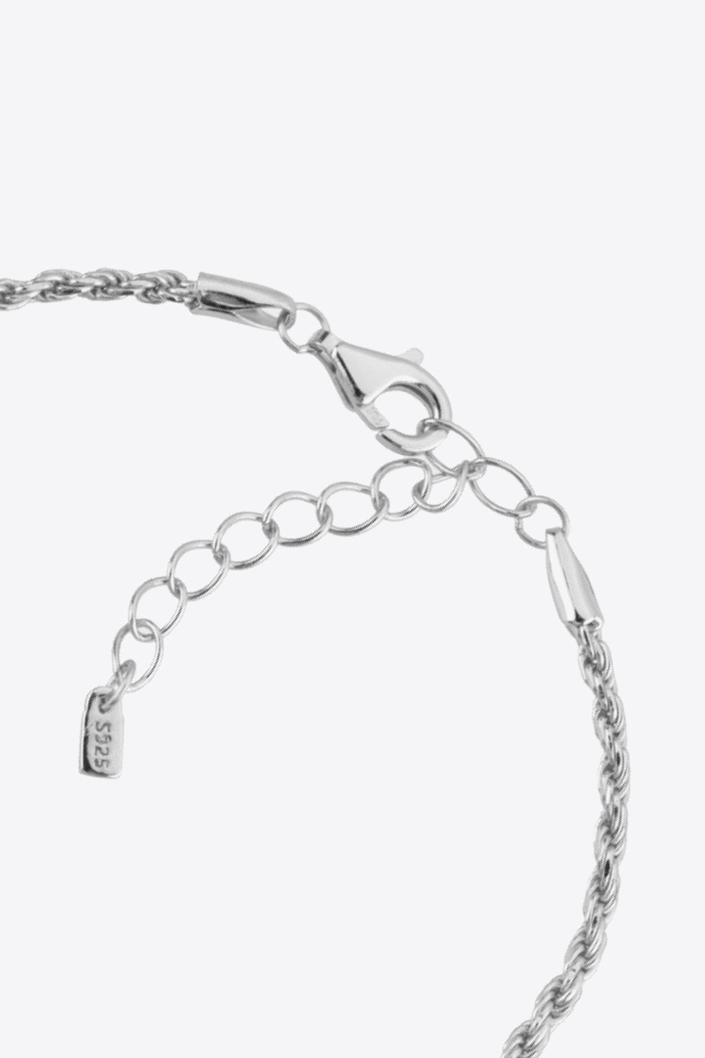 Rope Bracelet - 925 Sterling Silver, Platinum-plated, 18K Gold-plated